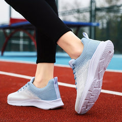 Breathable Gradient Mesh Running Shoes