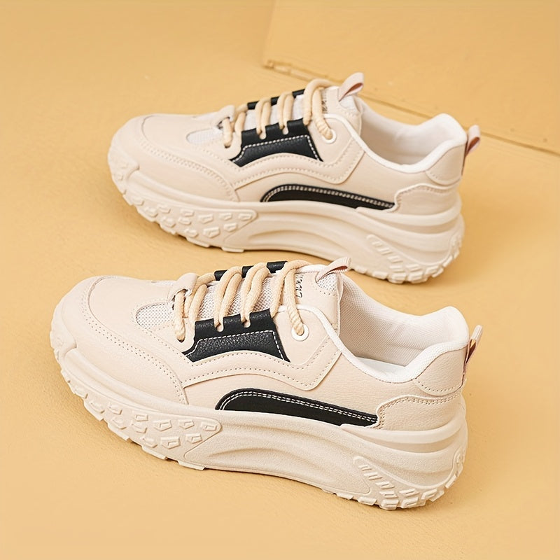 Women's Platform Chunky Sneakers for Fitness Running