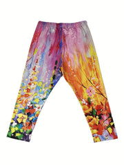 Skinny Capris Leggings Casual Crop Leggings for Women