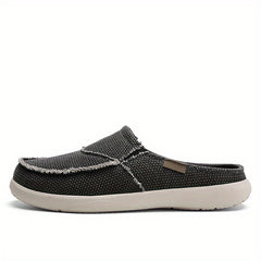 Men's Linen Slip-On Mules for Summer