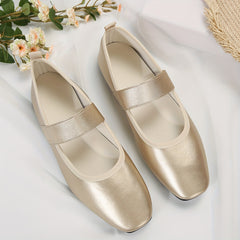 Women's Soft Sole Ballet Dance Shoes Lightweight Flat Mary Janes