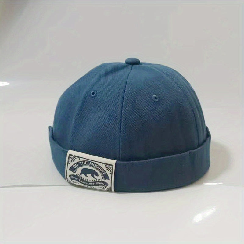Melon Leather Hat Men's And Women's Hip hop Landlord Hat