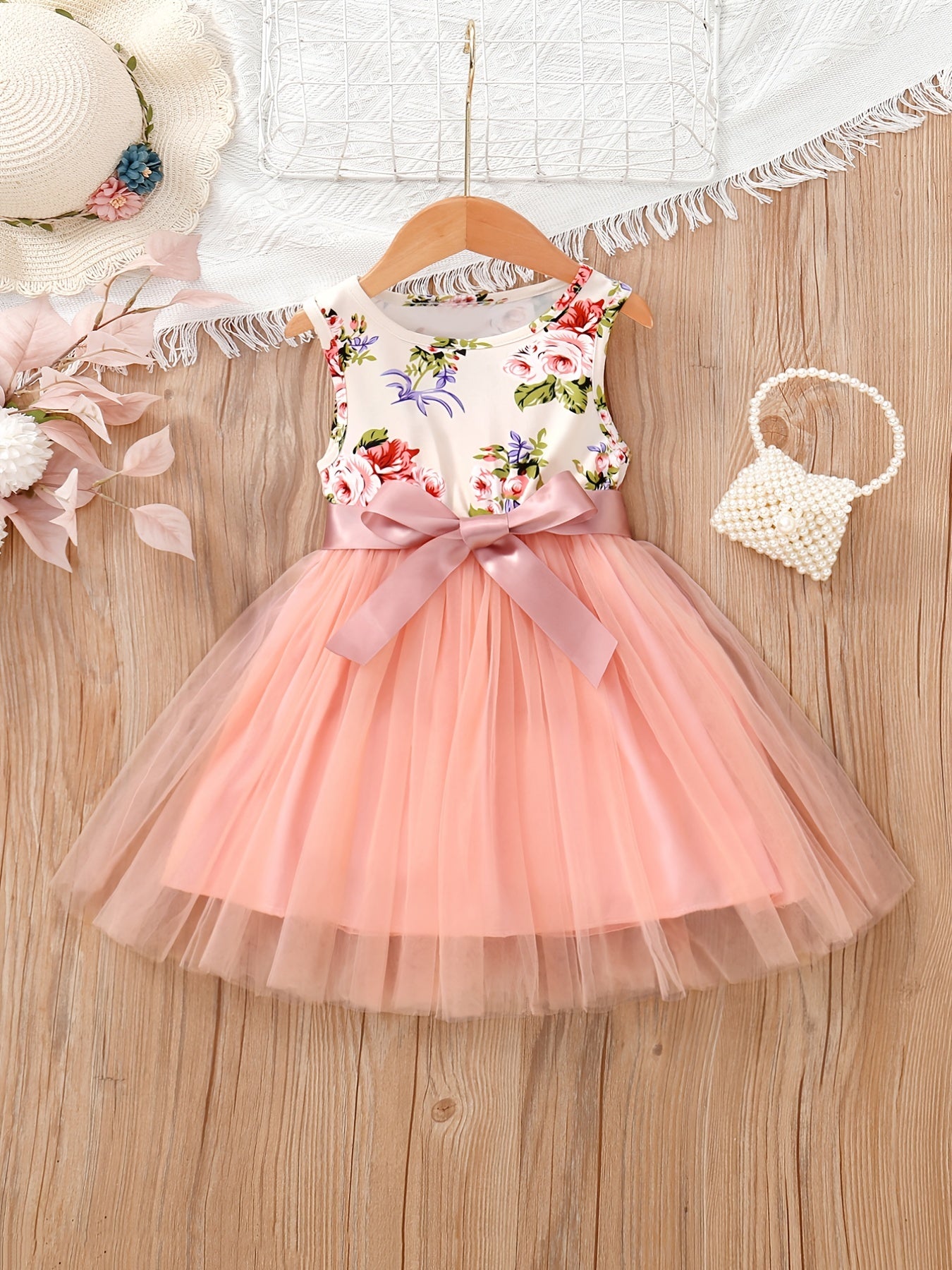 Girls Sleeveless Party Princess Dress Kids Summer Clothes