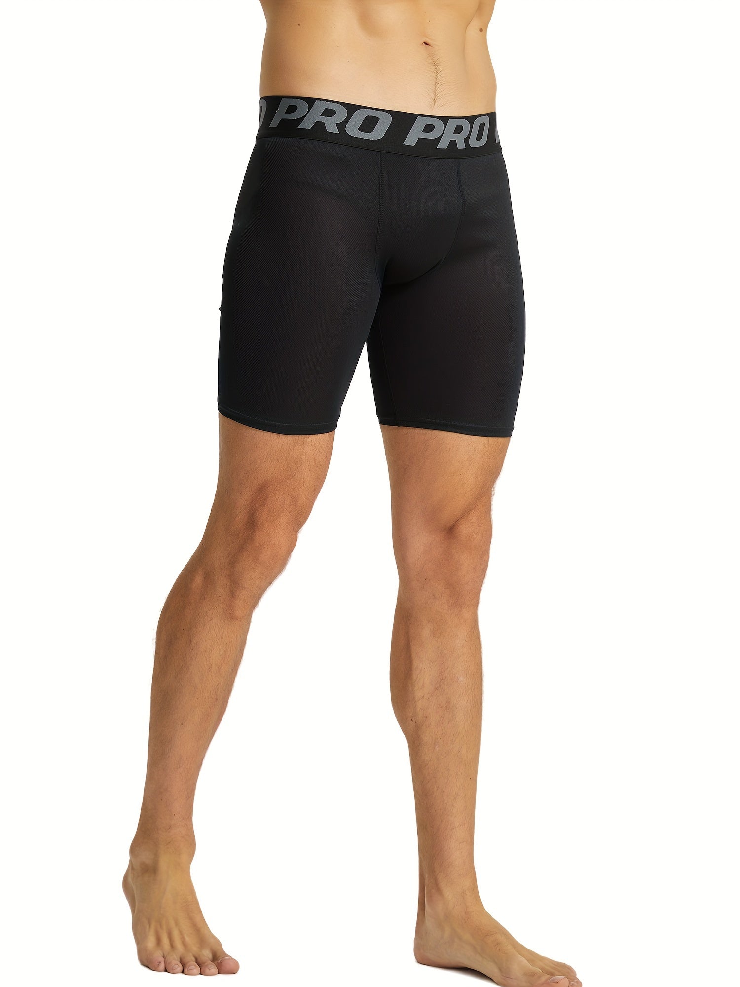 Men's Compression Shorts Quick Dry Elastic Waist Sports Boxers