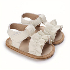 Baby Girls Open Toe Sandals Breathable Lightweight Anti Slip Sandals