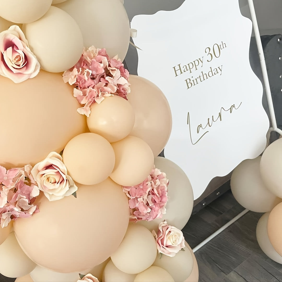 50pcs Neutral Latex Balloons for Birthday Wedding Baby Showers