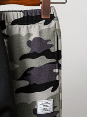 Boys' Outdoor Suit Crew Neck Sweatshirt & Camo Joggers Set
