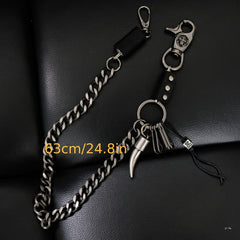 Cross Metal Waist Chain Casual Hip Hop Jeans Chain For Men