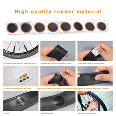 Bike Repair Kit w/ Air Pump Wrench Adhesive Tool