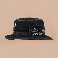 Denim Washed Bucket Hat Cotton Sun Protection Fisherman Hat