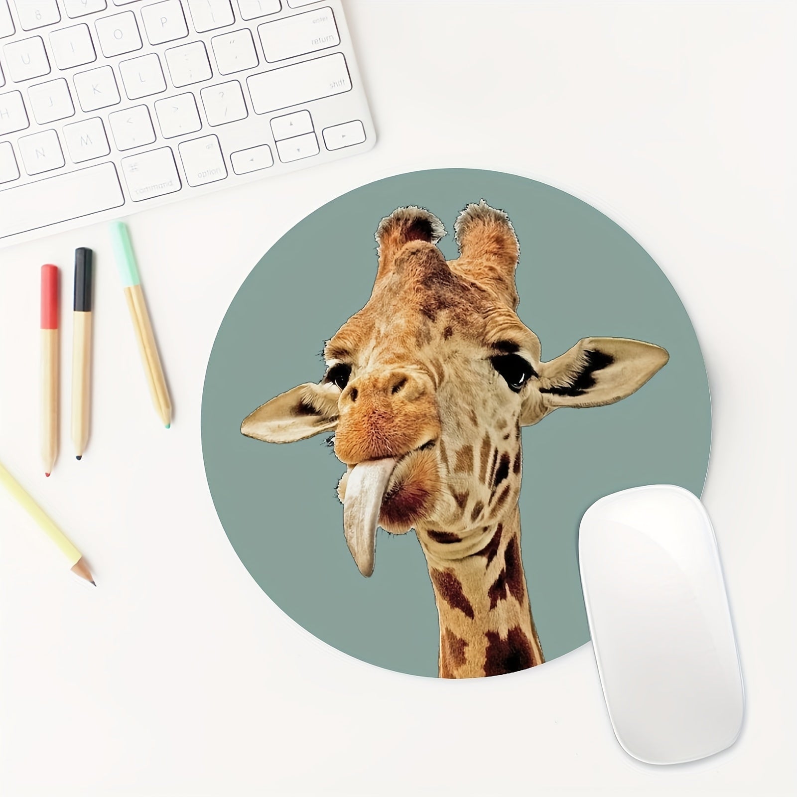 Giraffe Gaming Mouse Pad Non-Slip Rubber Base