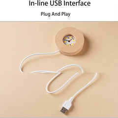 LED Lighted Solar System Crystal Ball for Festive Decoration