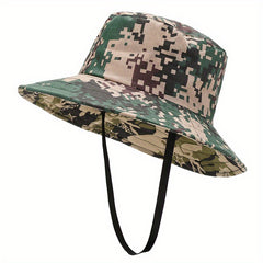 Men's Outdoor Fishing Sunshade Camo Fisherman Hat