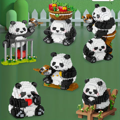 Chinese Style Panda Building Blocks Toy Set