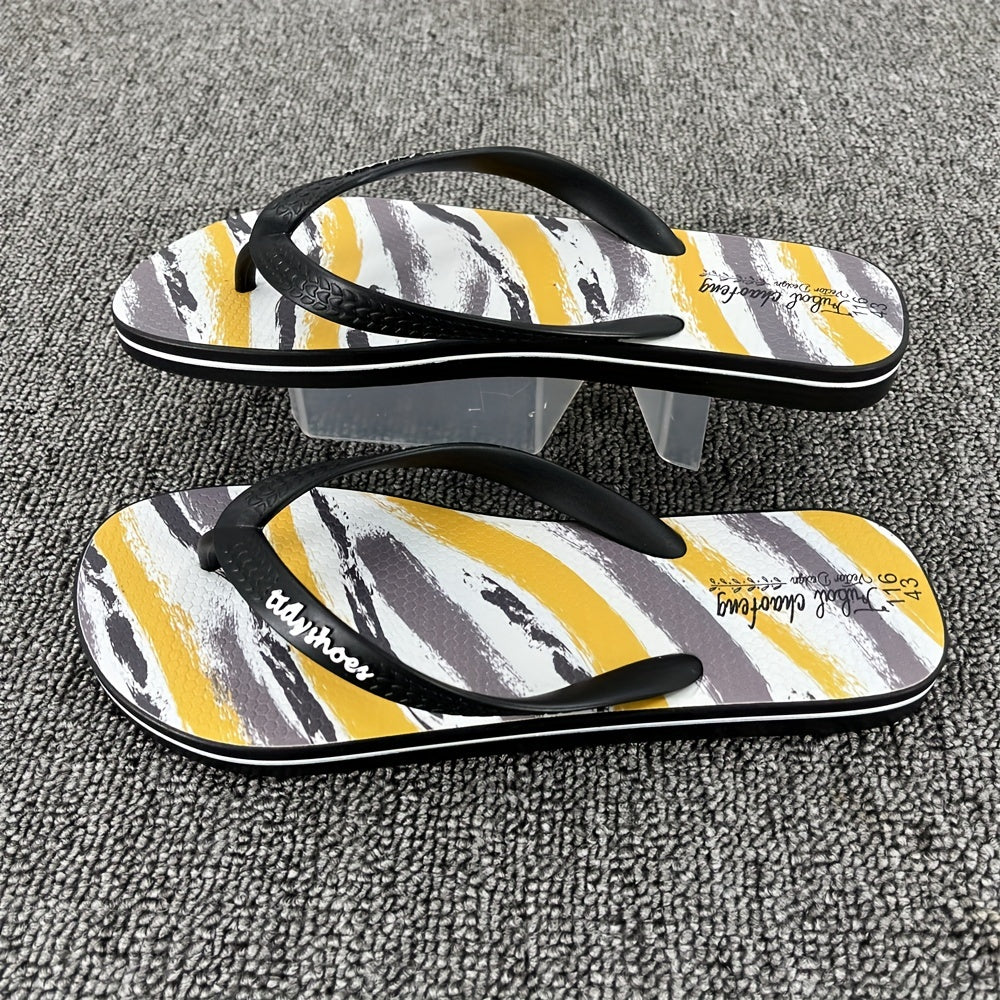 Men's Camo Slip On Flip Flops Outdoor Slippers