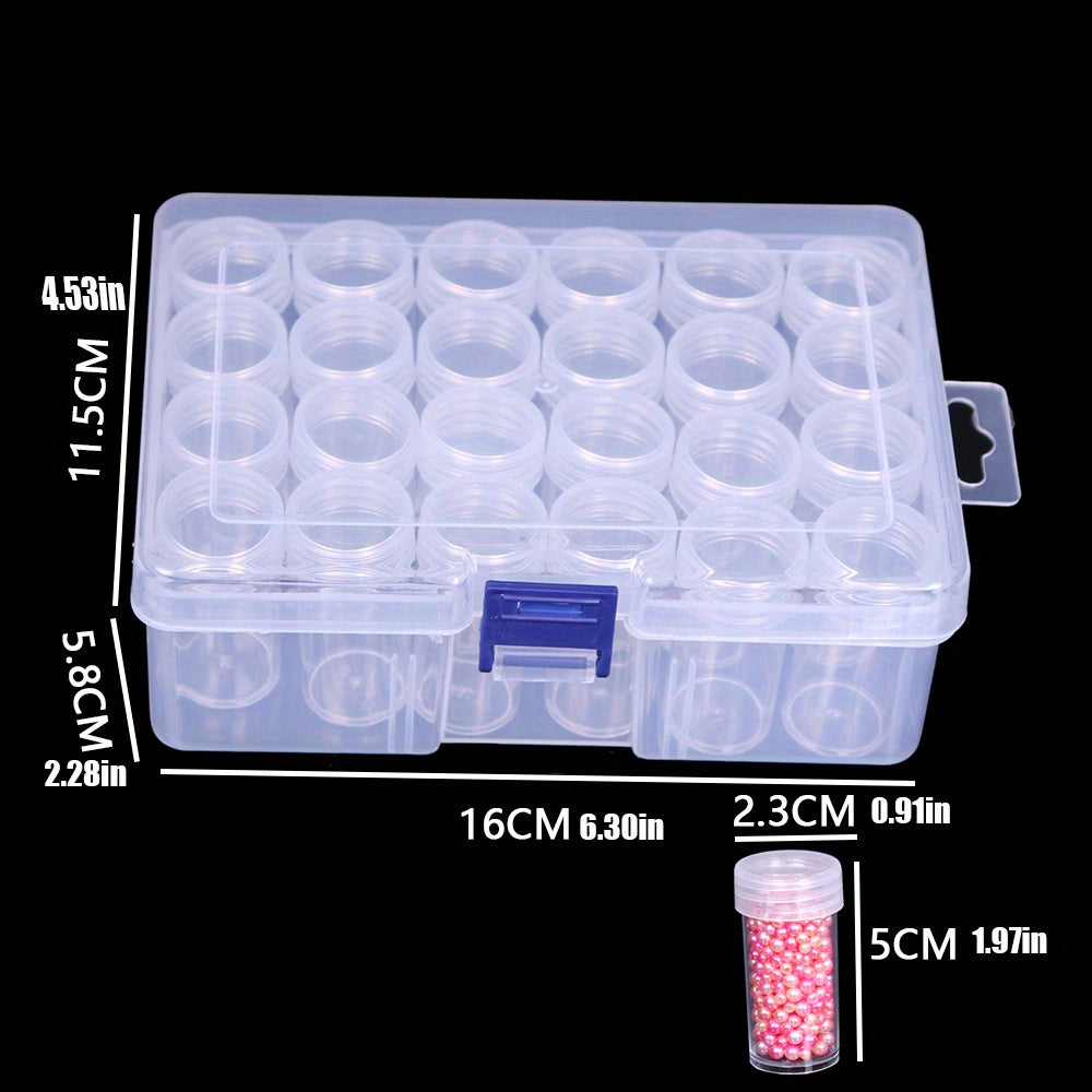 Small Storage Bottle With Plastic Box DIY Diamond Painting Acc
