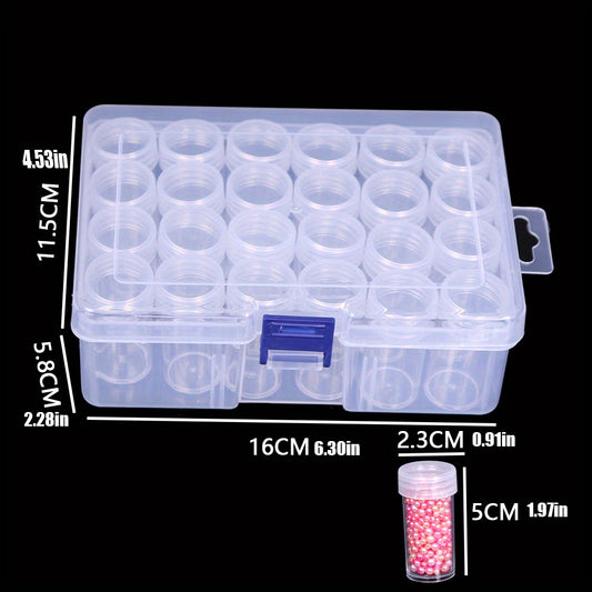Small Storage Bottle With Plastic Box DIY Diamond Painting Acc