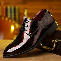 Men's Classic Lace Up Dress Shoes - Smart Casual Outdoor Walking Shoes