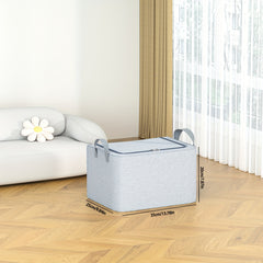 Large Capacity Zipper Felt Storage Bag for Clothes Pants Quilts Socks