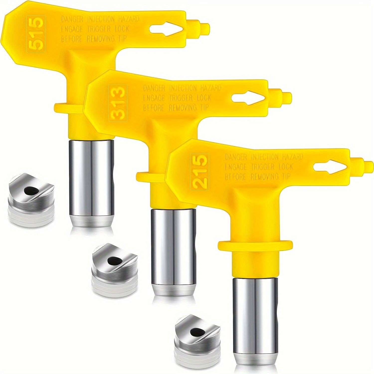 3pcs Reversible Sprayer Tips Nozzles for Airless Paint Spray Machine