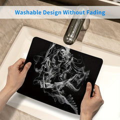 Death Pattern Mouse Pad 24x20cm for Home Office Games Non-slip Rubber