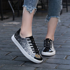 Sequins Low Top Skate Shoes for Women