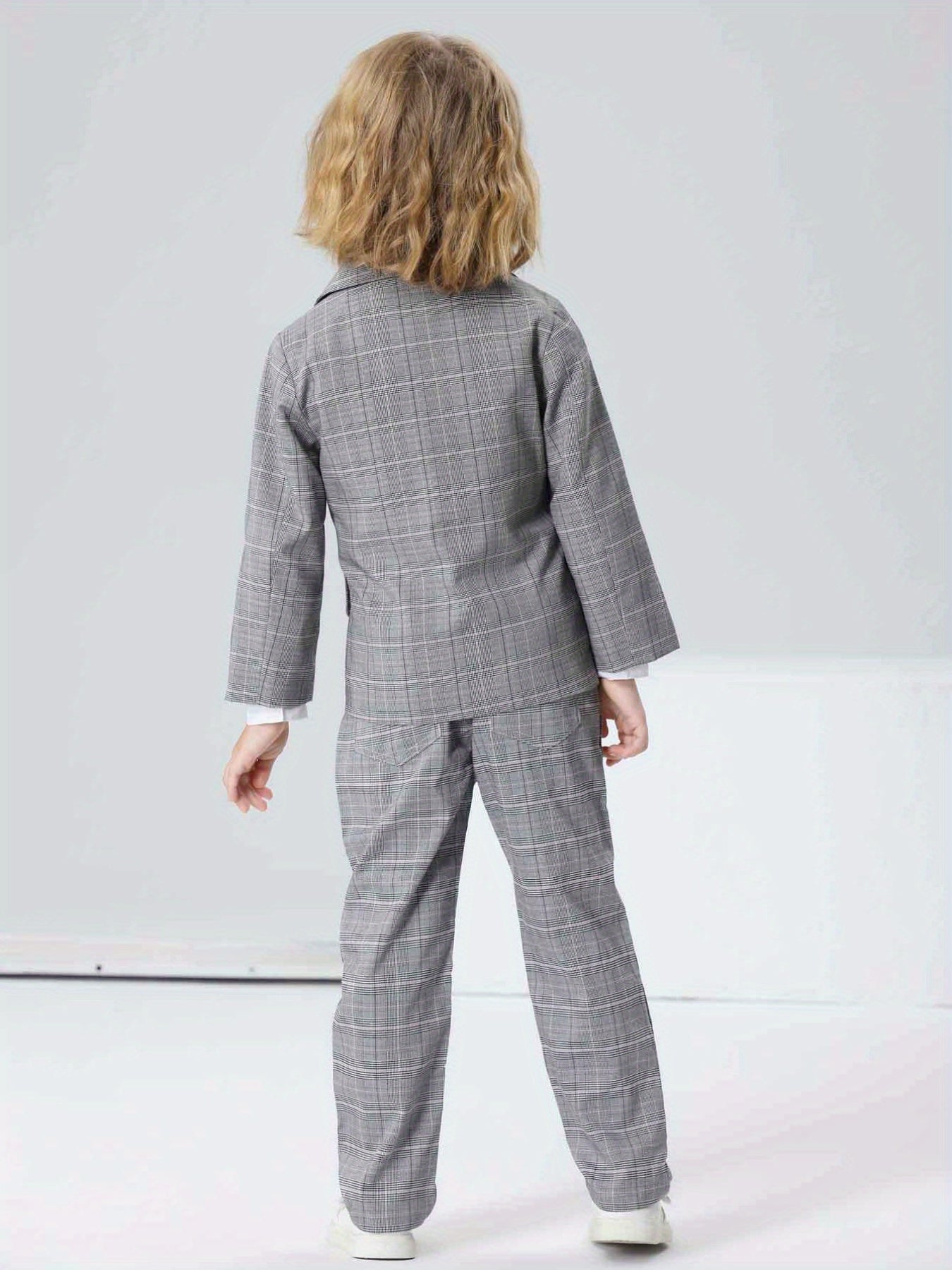 Boys Formal Outfit Blazer Shirt Pants Set