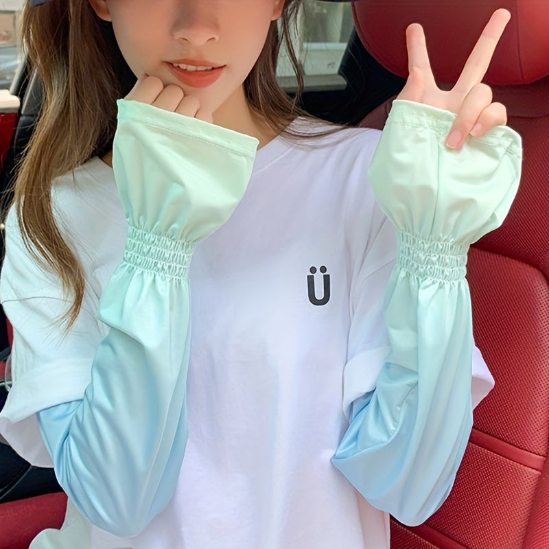 Gradient Sunscreen Sleeves UV Protection for Summer