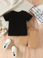 Boys Casual BIG BROTHER Loading T-shirt & Shorts Set