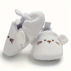 Cartoon Slip On Baby Girls House Shoes Lightweight Non Slip Walking Shoes