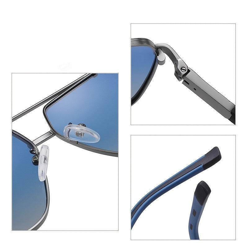 Men's Square Driver Driving Polarized Sunglasses UV400
