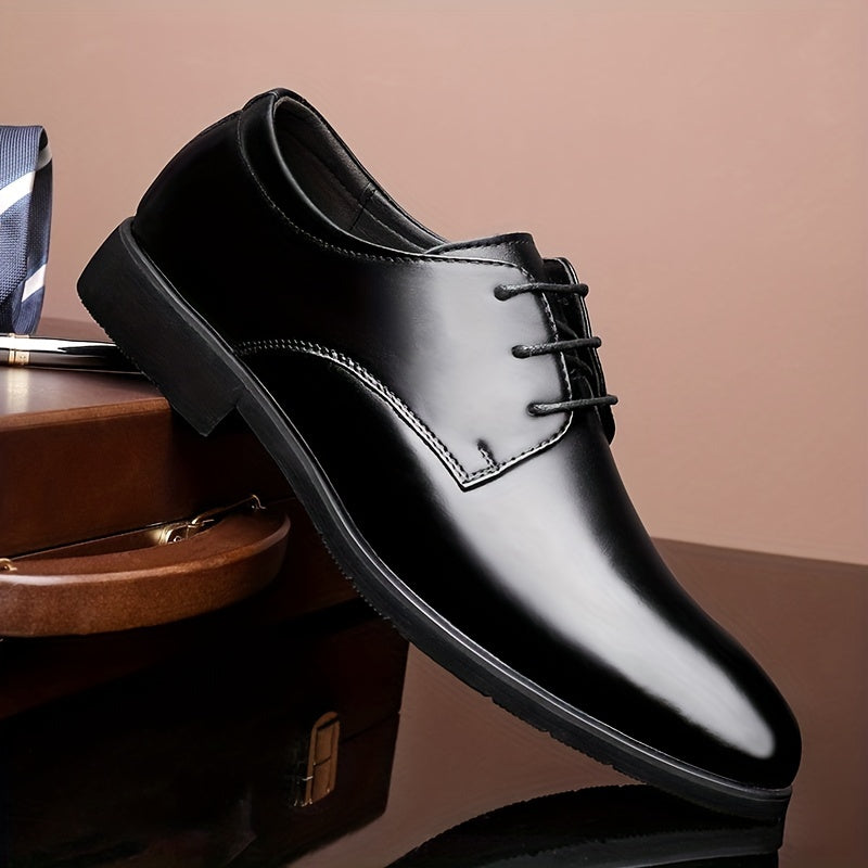Men's Lace Up Derby Shoes Business Formal Wedding Events