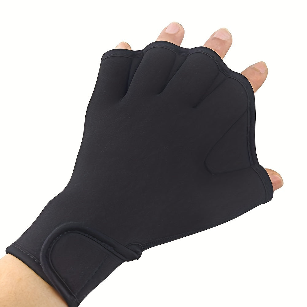 Neoprene Swimming Gloves 2MM Pair Webbed Surf Snorkel Dive Hook Loop