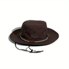 Men's Wide Brim Sun Hat for Fishing and Hiking