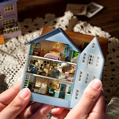 DIY Dollhouse Kit with Furniture & Decorations - Perfect Birthday Gift for Girls