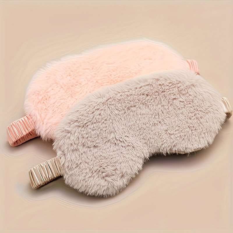Comfortable Breathable Plush Eye Mask for Sleep & Nap
