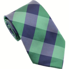 Jacquard Plaid Pattern Men's Tie