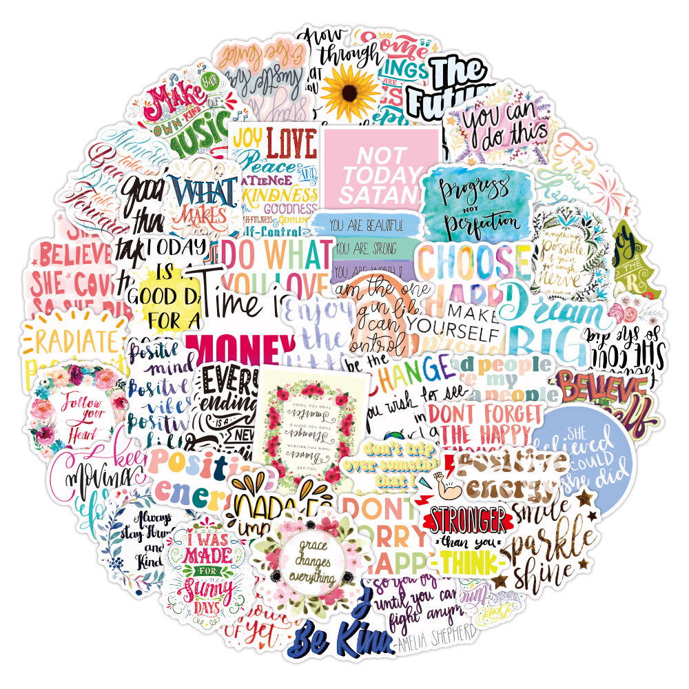 50 Inspirational Quotes Sticker Pack