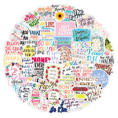 50 Inspirational Quotes Sticker Pack