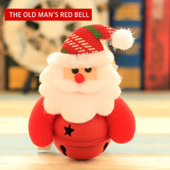 Christmas Tree Pendant Old Man Doll Bells Decoration