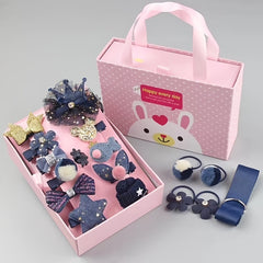 18pcs Girls Bow Hair Clip Set with Gift for Girls