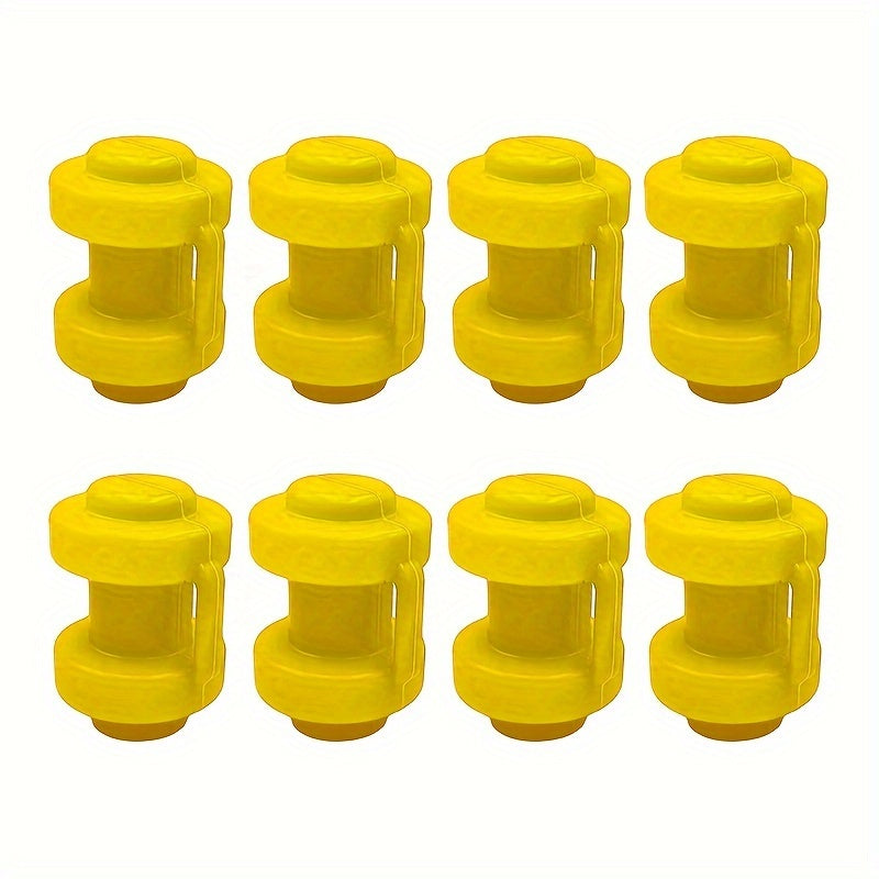 8pcs Trampoline End Cap Waterproof Enclosure Pole Cap For Net Poles