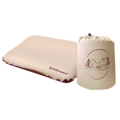 KORAMAN Inflatable Camping Pillow Neck & Lumbar Support for Travel & Outdoor