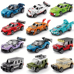 1000pcs Sports Car Building Blocks Model Racing Car Models Set ABS Material
