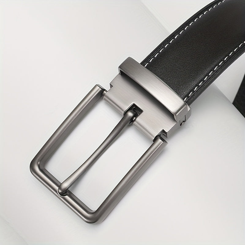 Men's Leather Needle Buckle Belts For Business And Leisure