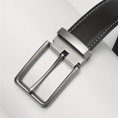 Men's Leather Needle Buckle Belts For Business And Leisure