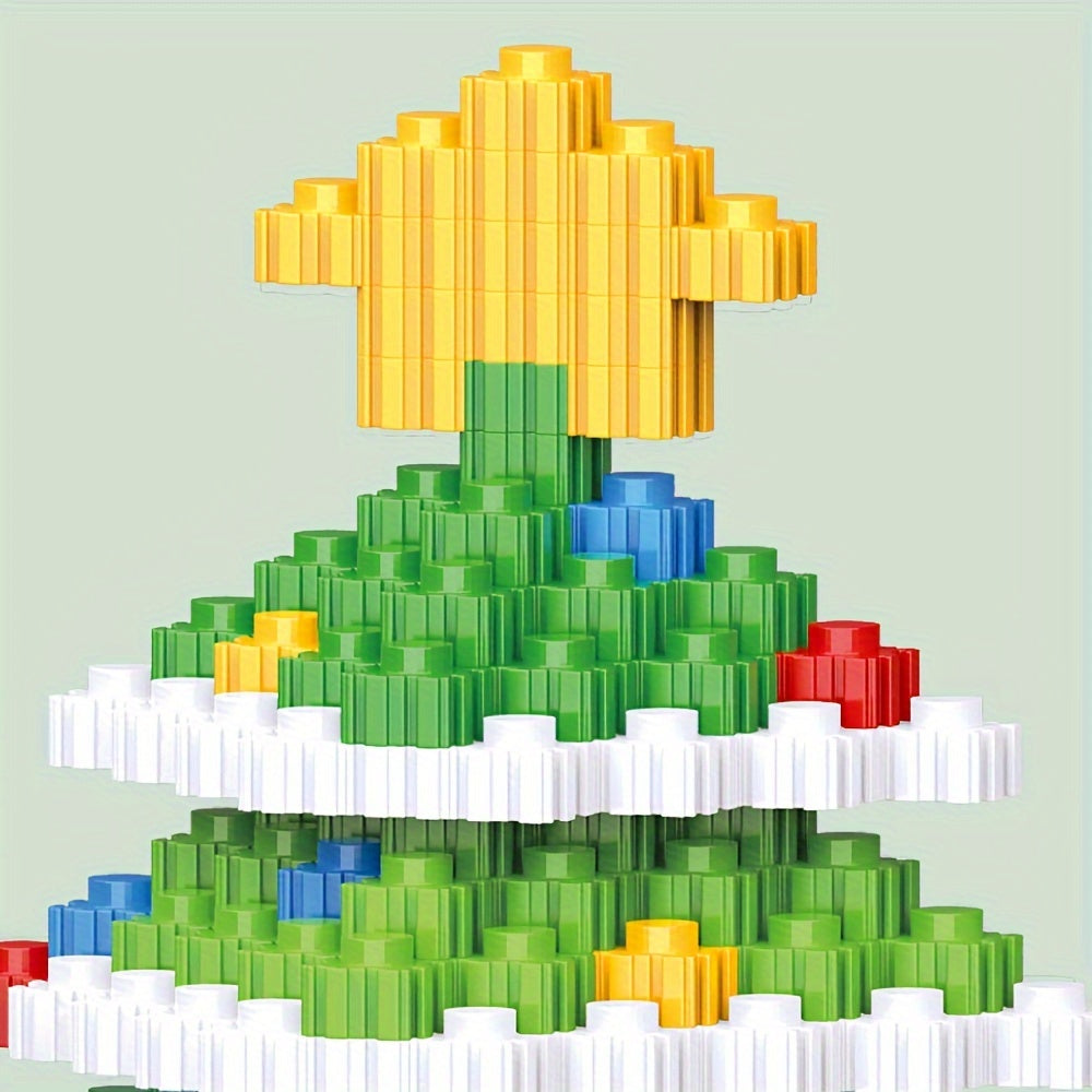 Christmas Tree Model Building Block Toys Birthday Christmas Tree Building Blocks