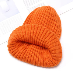 Universal Knitted Line Hat for Autumn & Winter
