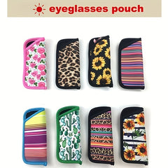 Mini Sunglasses Pouch Pattern Storage Bag Lightweight Travel Accessory