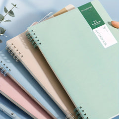 A5 B5 Softcover Notebook Office School Supplies Pink Green